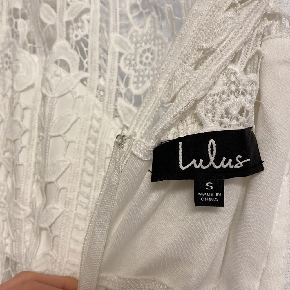 Lulu’s White Dress - Picture 3 of 3
